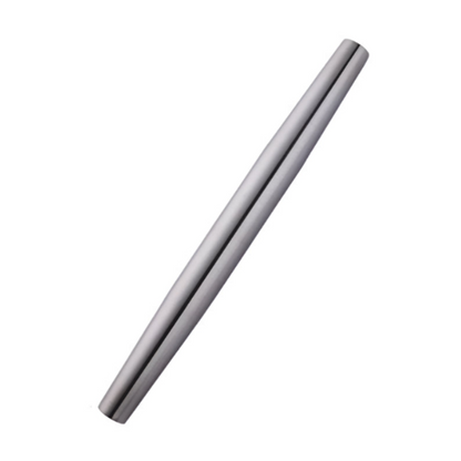 Moonlit Silver Stainless Steel Rolling Pin